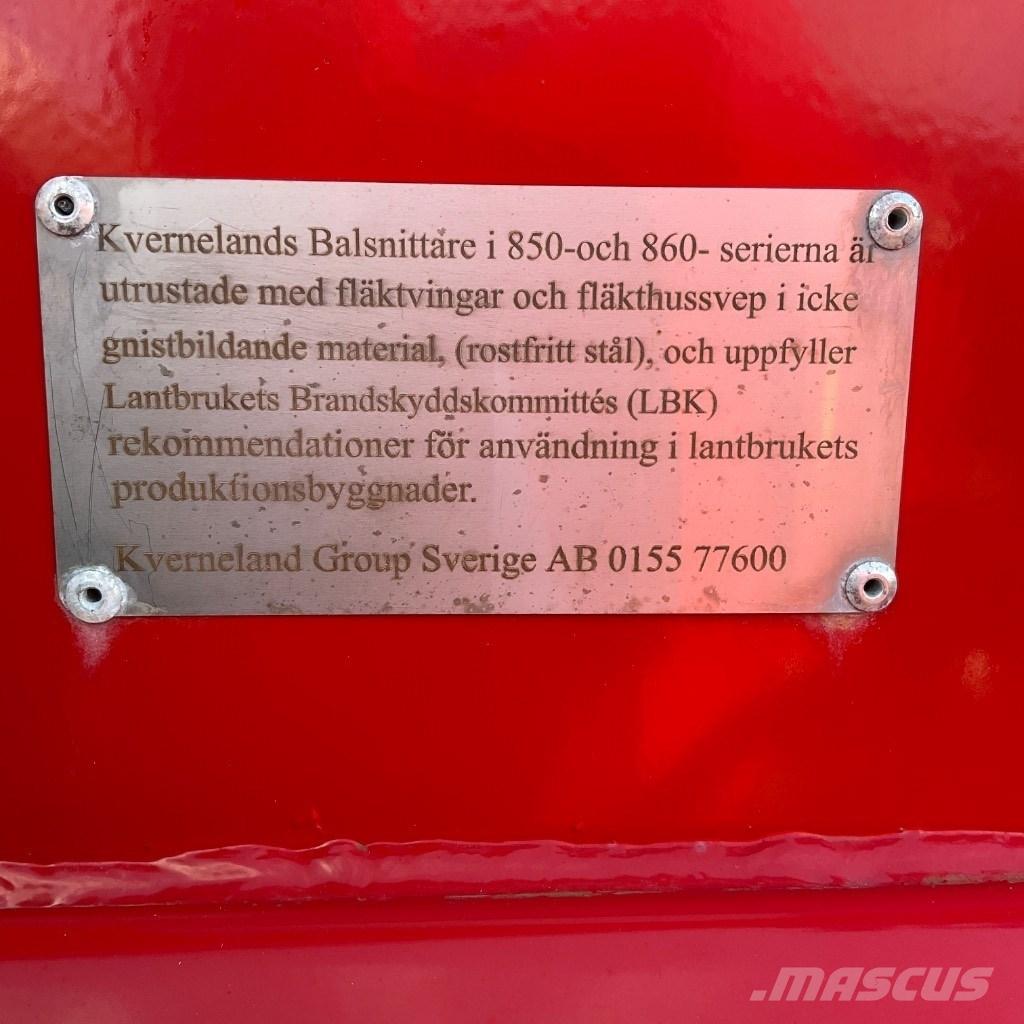 Kverneland 852 Balya ögütücü, kesici ve açicilar