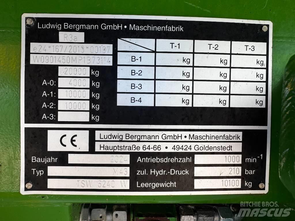 Bergmann TSW 6240 W Gübre dagitma tankerleri