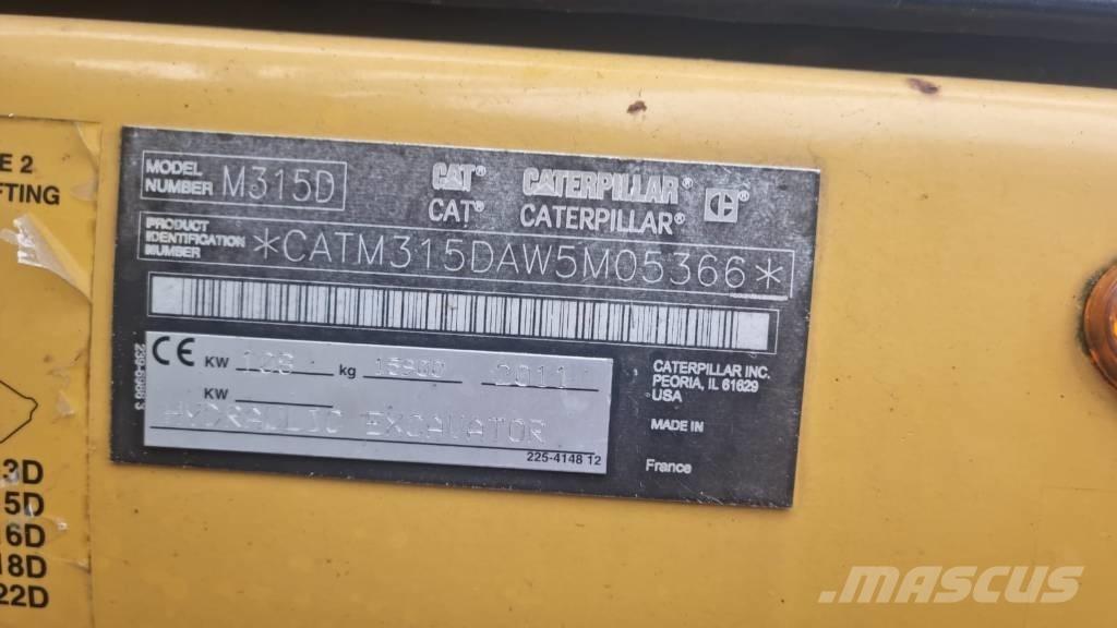 CAT M 315 D Lastik tekerli ekskavatörler