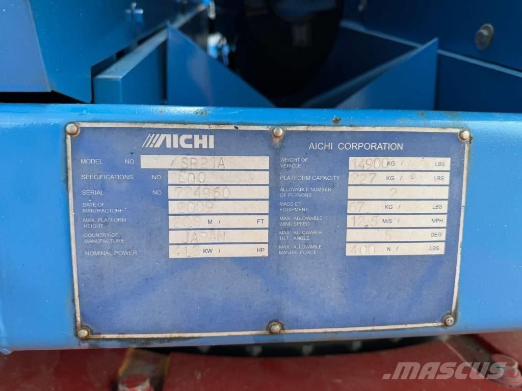 Aichi SR 21 A Teleskopik personel platformları