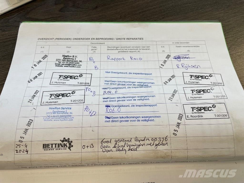 Hoeflon C 6 E SOLD Mini vinçler