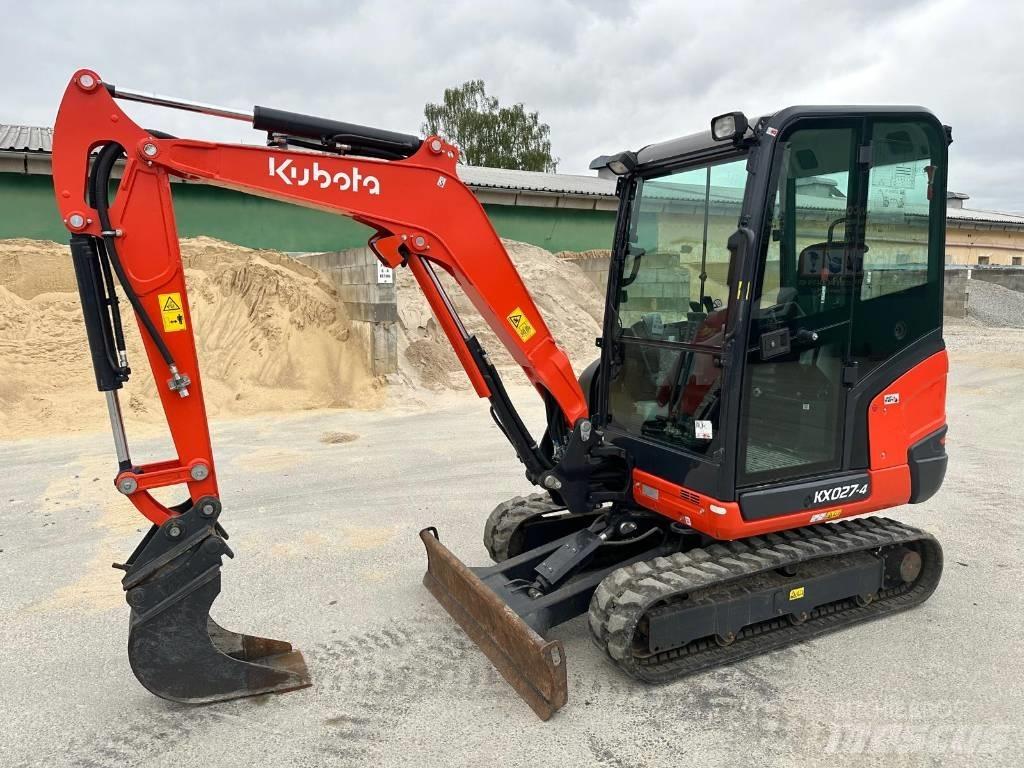 Kubota kx 027-4 Mini ekskavatörler, 7 tona dek