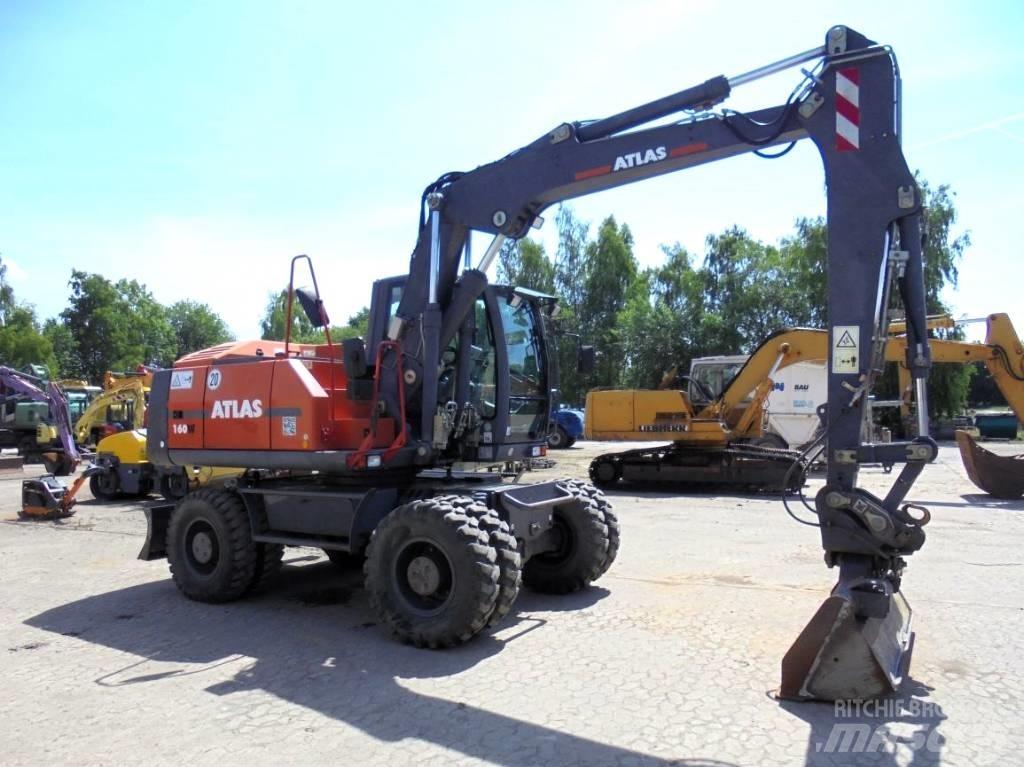 Atlas 160 W Lastik tekerli ekskavatörler