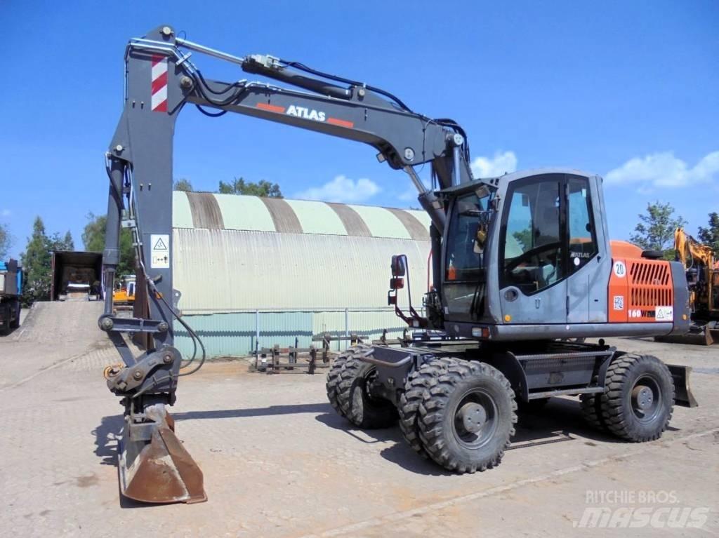 Atlas 160 W Lastik tekerli ekskavatörler