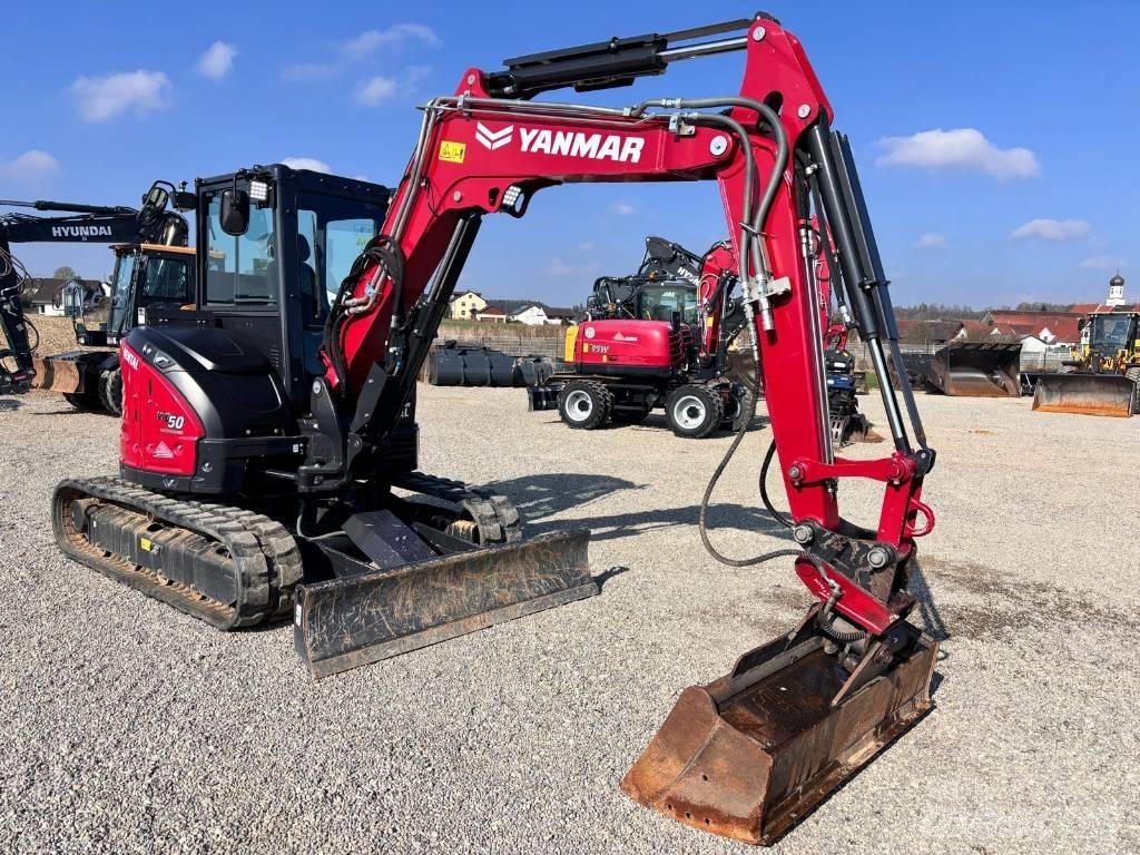 Yanmar Vio 50-6 Mini ekskavatörler, 7 tona dek