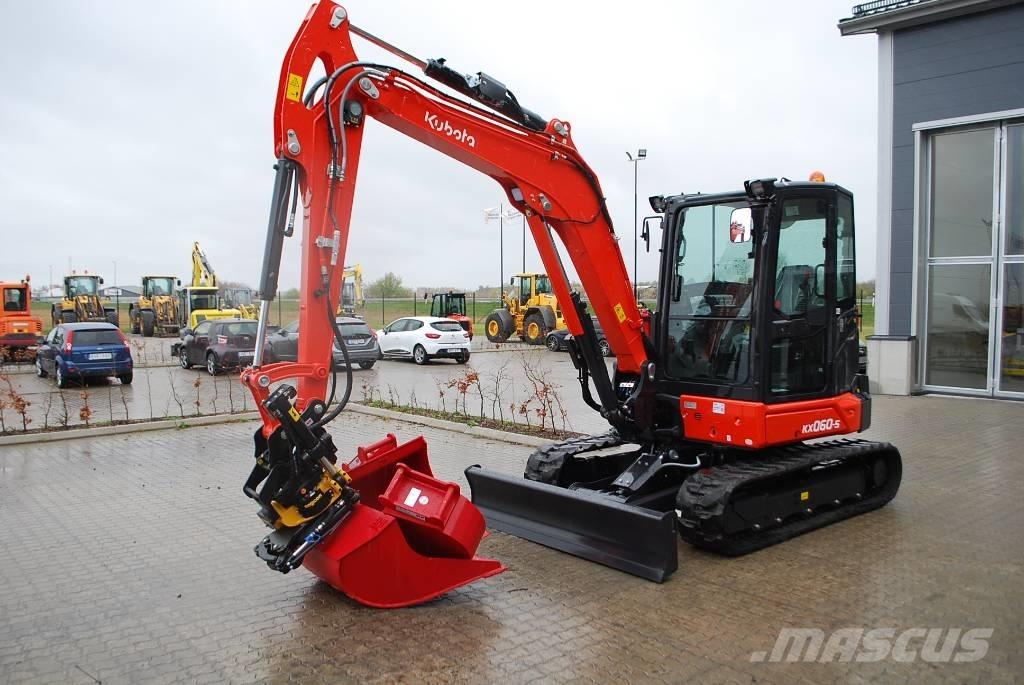 Kubota KX 060 - 6 tons Mini ekskavatörler, 7 tona dek
