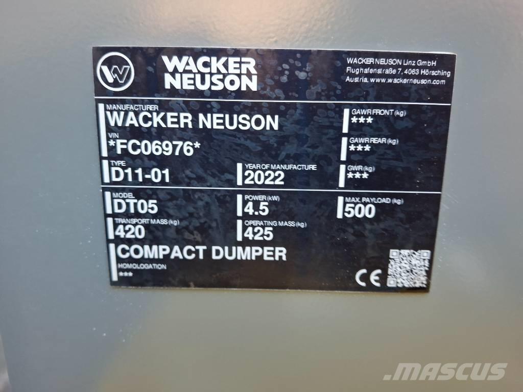 Wacker Neuson DT 05 Paletli damperler