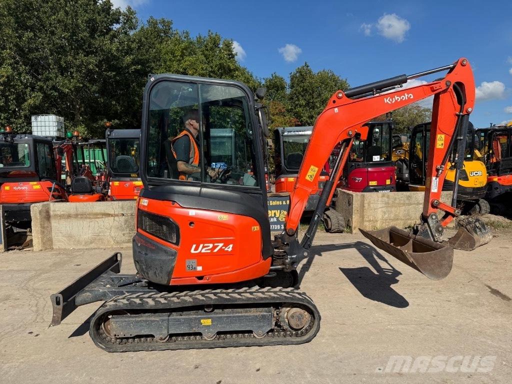 Kubota U 27-4 Mini ekskavatörler, 7 tona dek