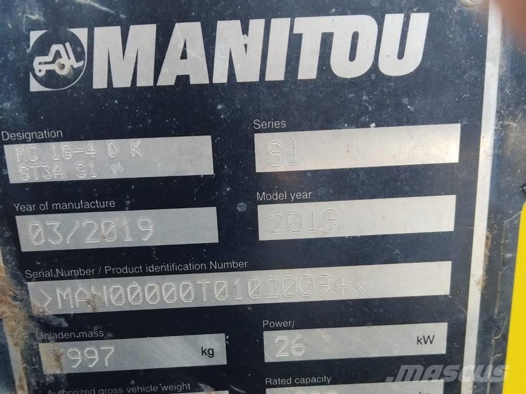 Manitou MC 18 Dizel forkliftler