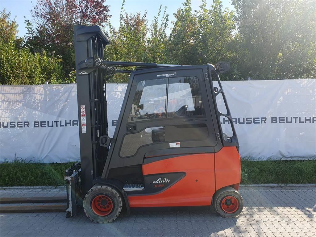 Linde E35HL Elektrikli forkliftler