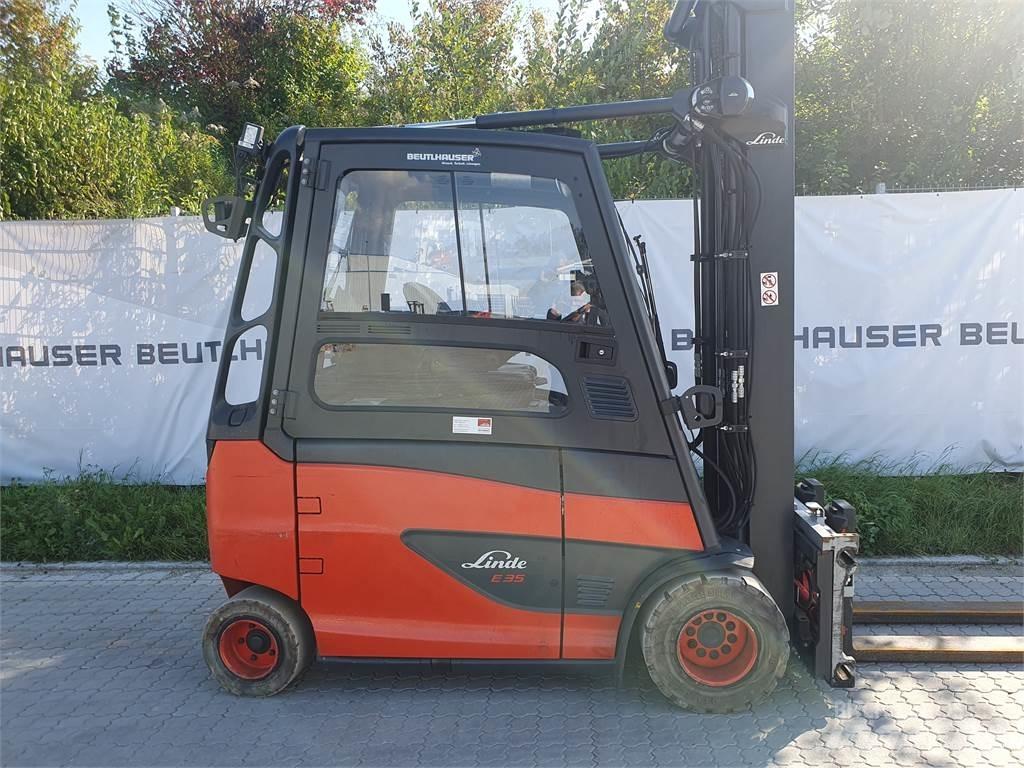 Linde E35HL Elektrikli forkliftler