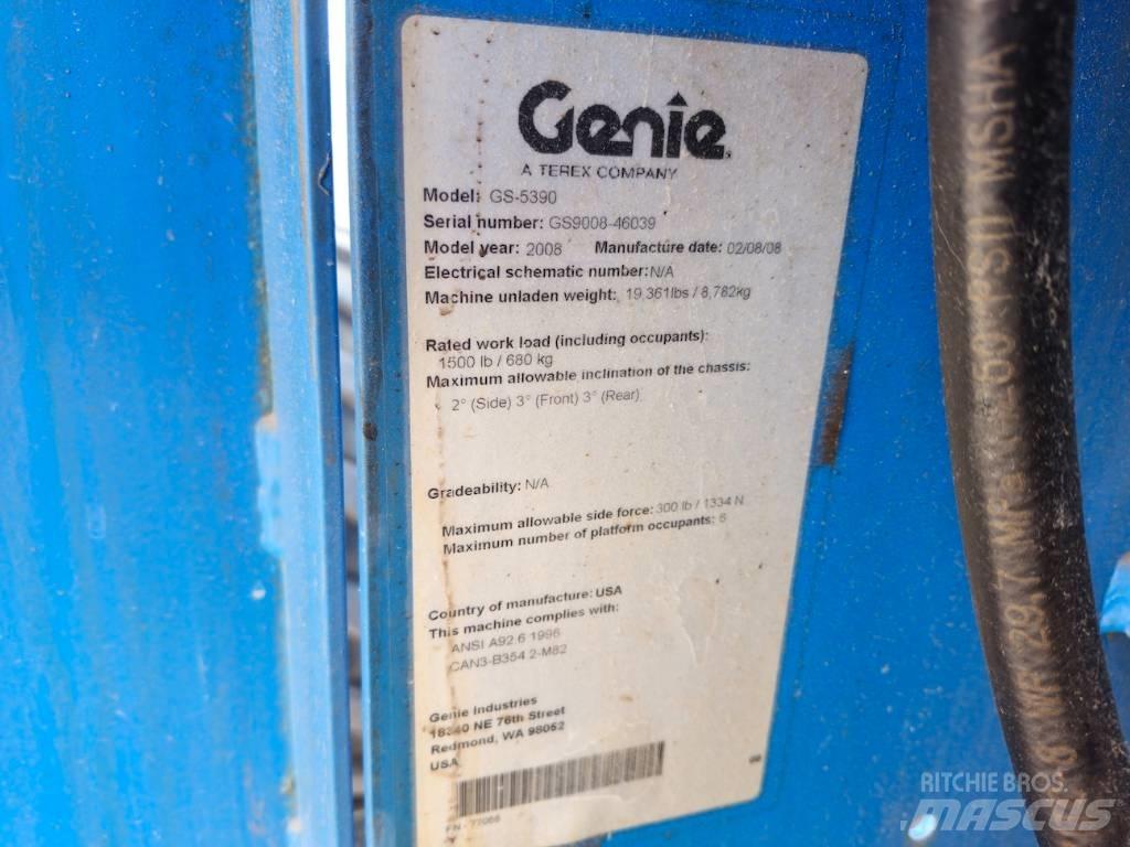 Genie GS-5390 Makasli platformlar