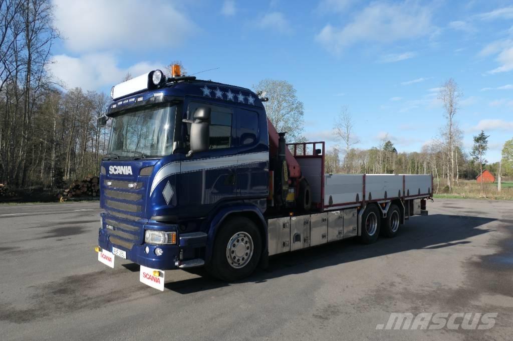 Scania G450 6x2 Araç üzeri vinçler