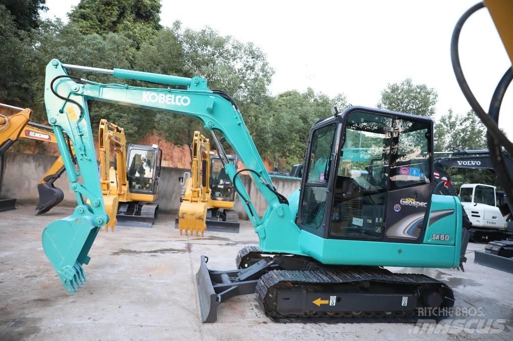 Kobelco sk60-8 Mini ekskavatörler, 7 tona dek