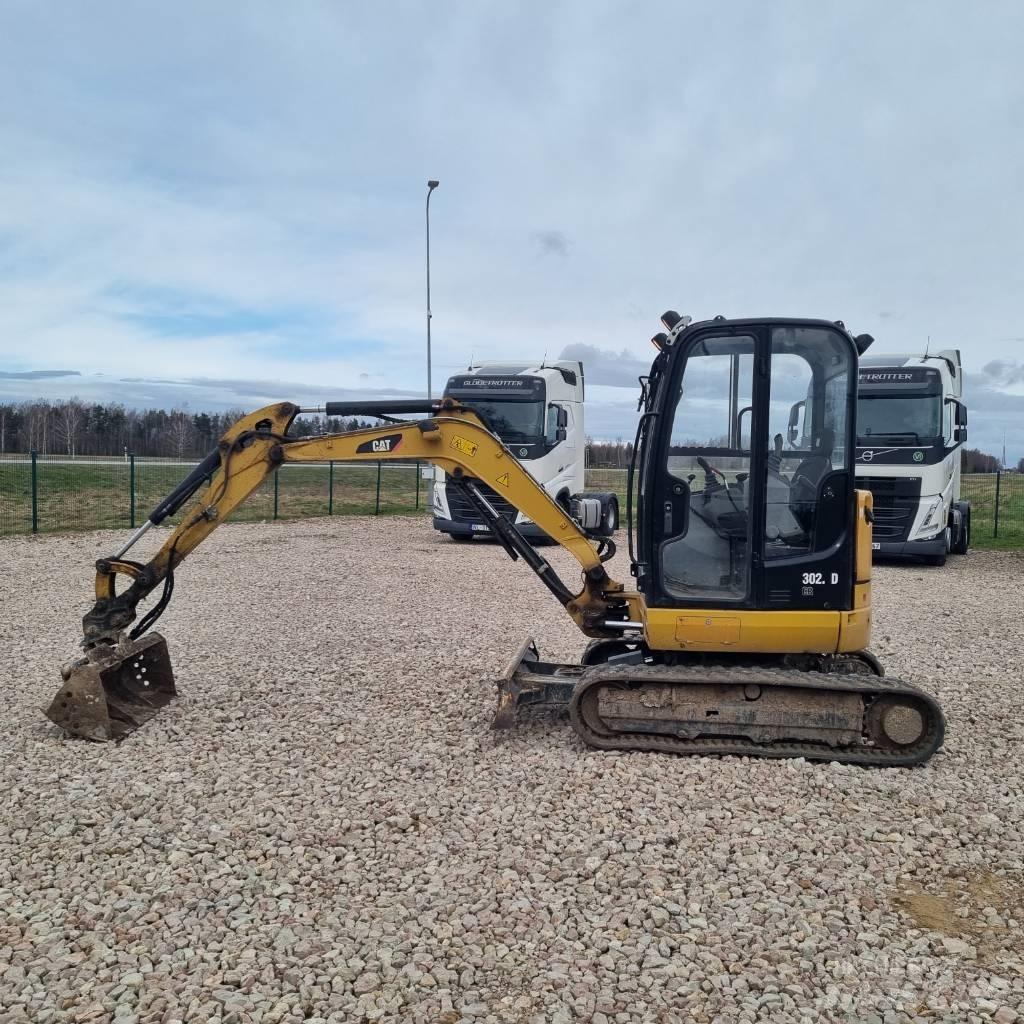 CAT 302.7 D CR Mini ekskavatörler, 7 tona dek