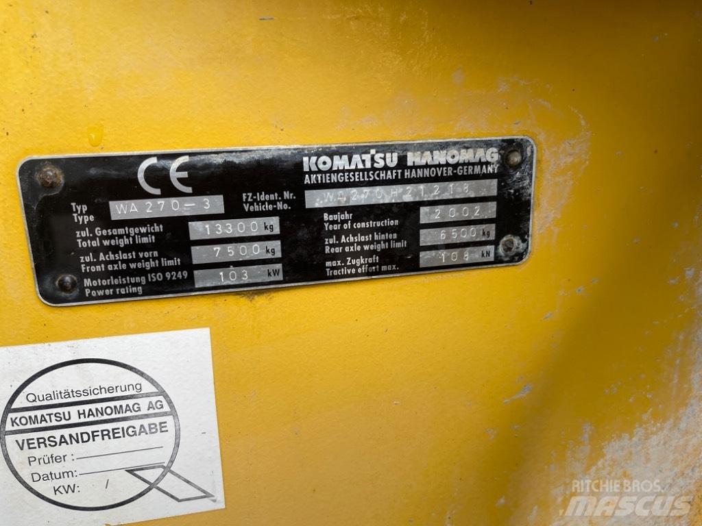 Komatsu WA 270-3 Tekerlekli yükleyiciler