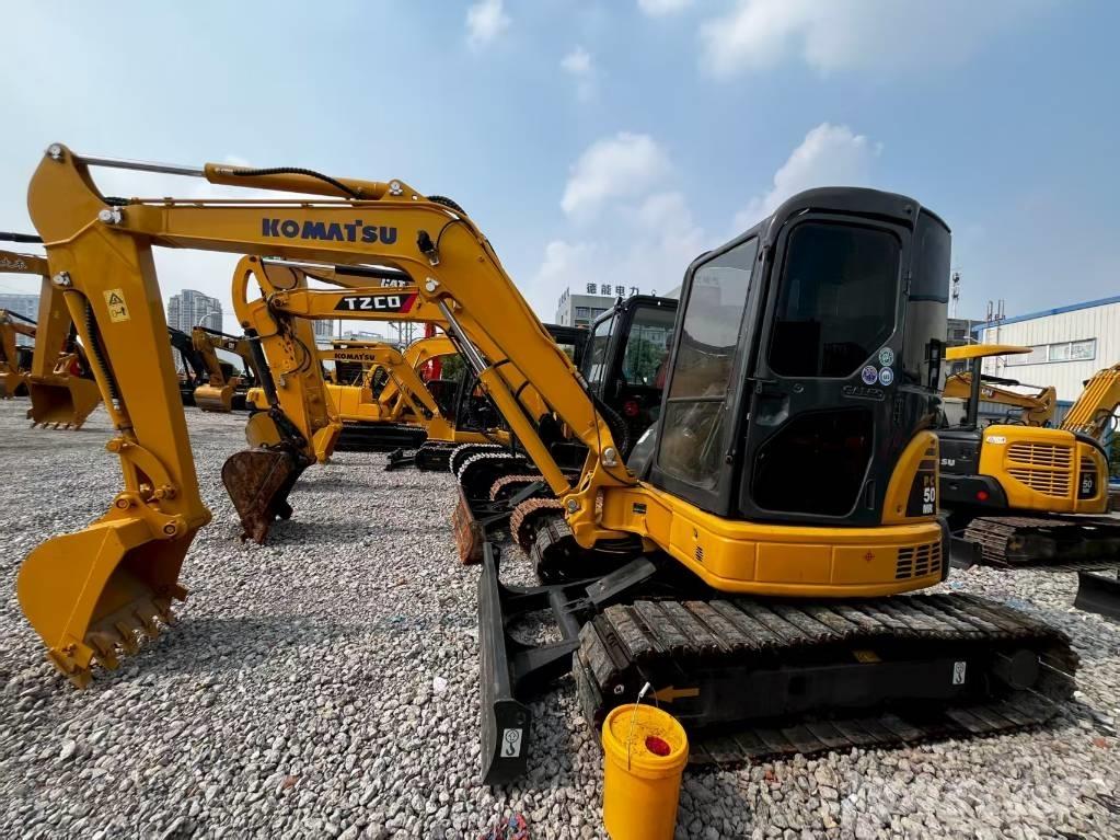Komatsu PC 50 MR Mini ekskavatörler, 7 tona dek
