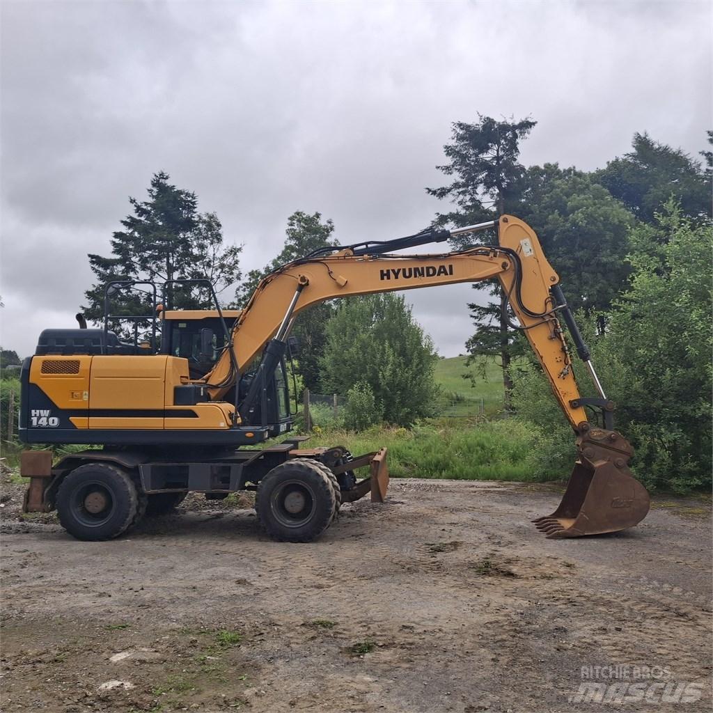 Hyundai HW 140 A Lastik tekerli ekskavatörler