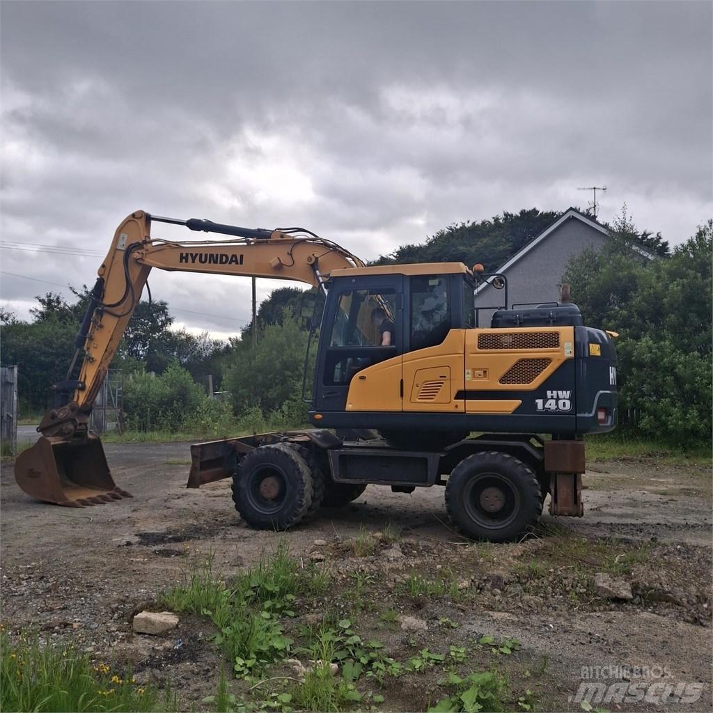 Hyundai HW 140 A Lastik tekerli ekskavatörler