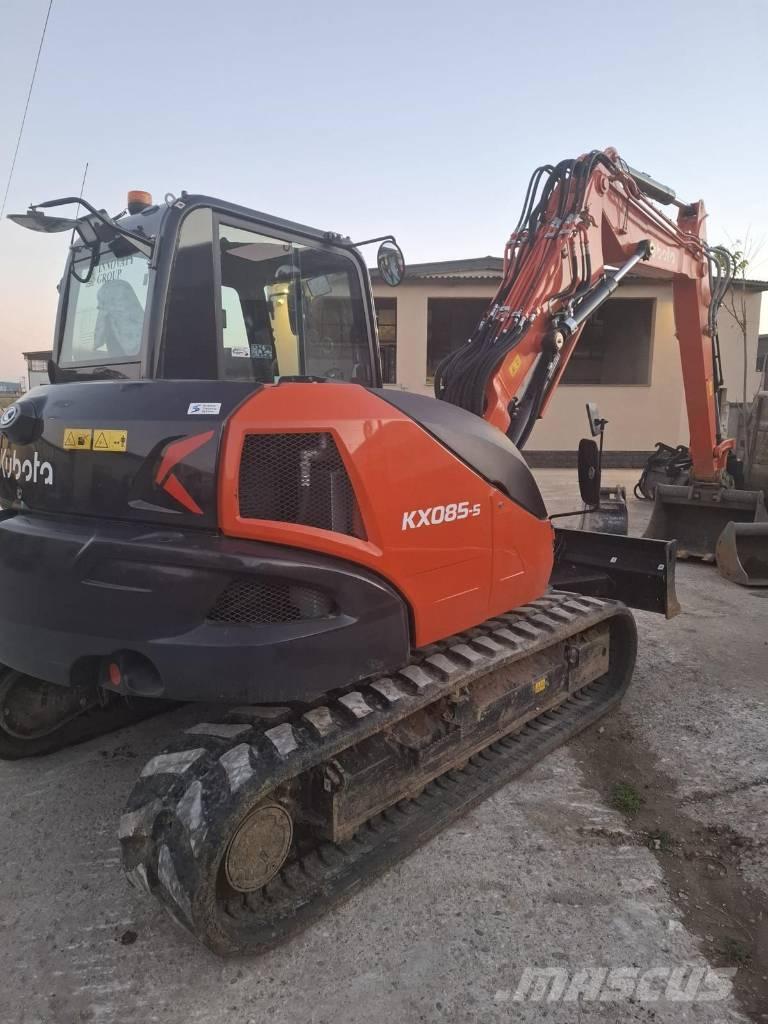 Kubota KX 085-5 Mini ekskavatörler, 7 tona dek