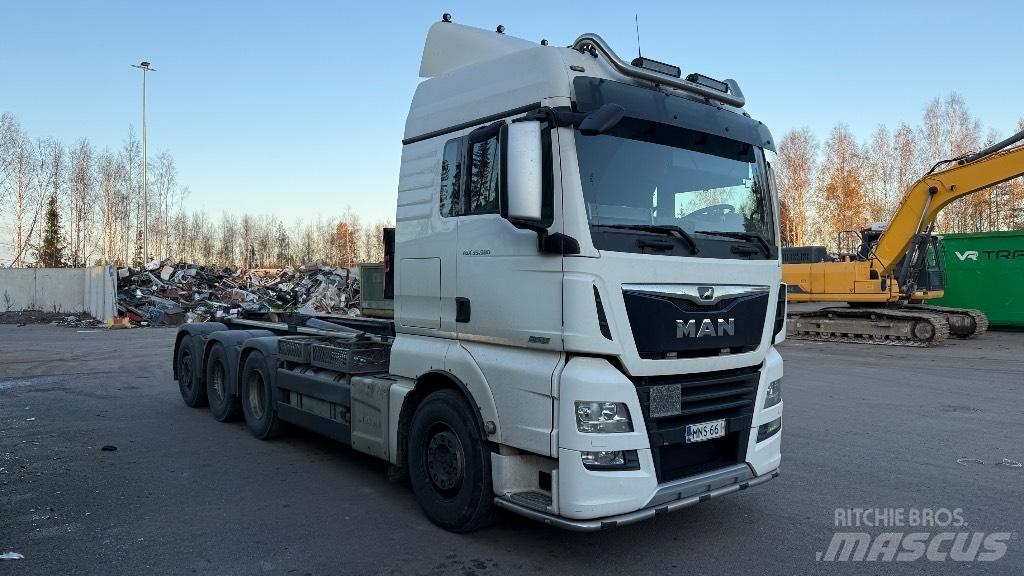 MAN TGX 35.580 Vinçli kamyonlar