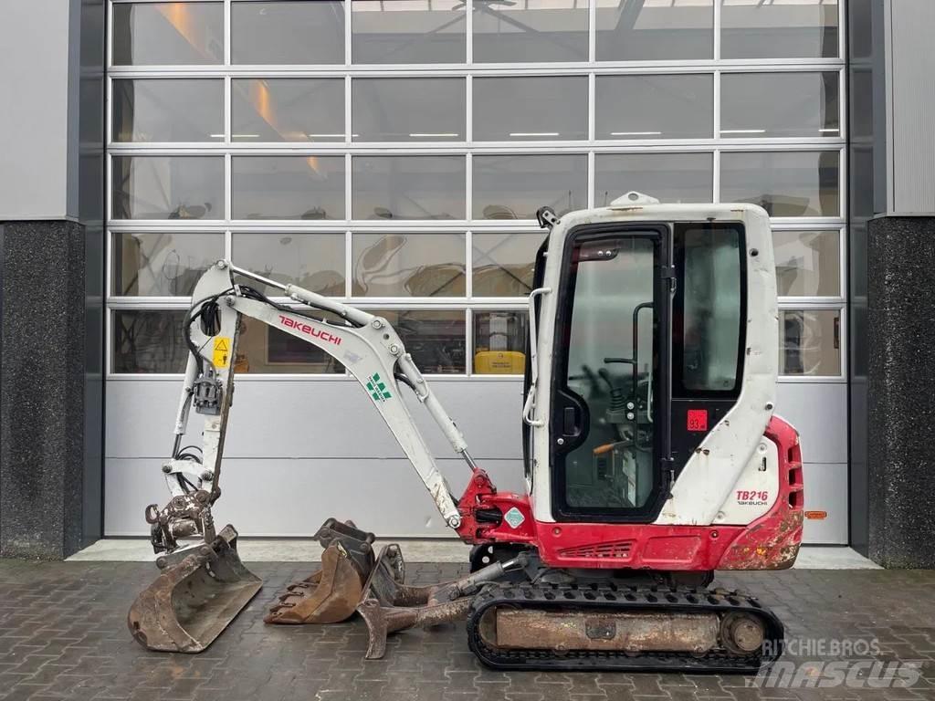 Takeuchi TB216 Mini ekskavatörler, 7 tona dek