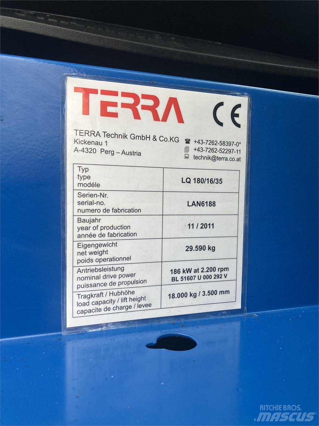 Terra LQ180/16/35 Sideloader - dört yönlü forkliftler