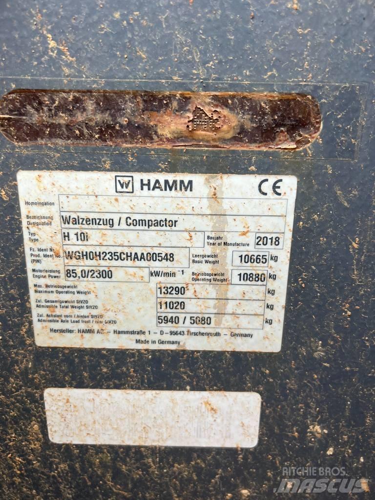 Hamm H10i Zemin sıkıştırma makineleri
