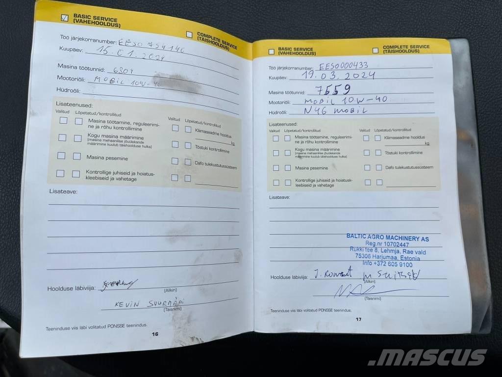 Ponsse Elk Tomruk yükleyici traktörler