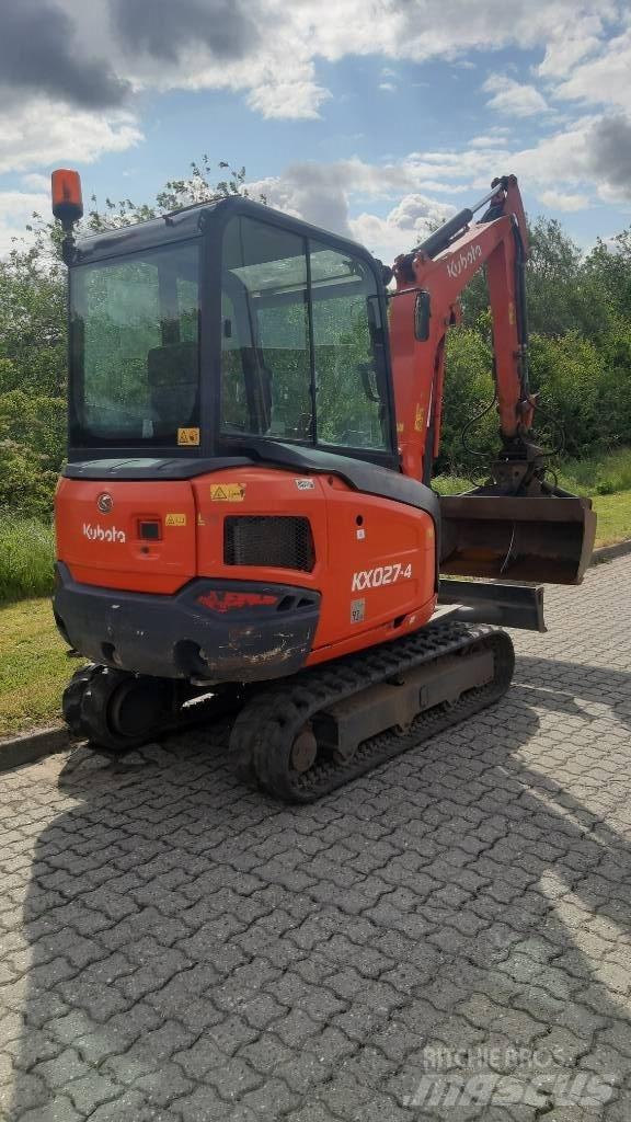 Kubota KX027-4 Mini ekskavatörler, 7 tona dek