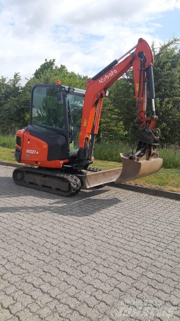 Kubota KX027-4 Mini ekskavatörler, 7 tona dek