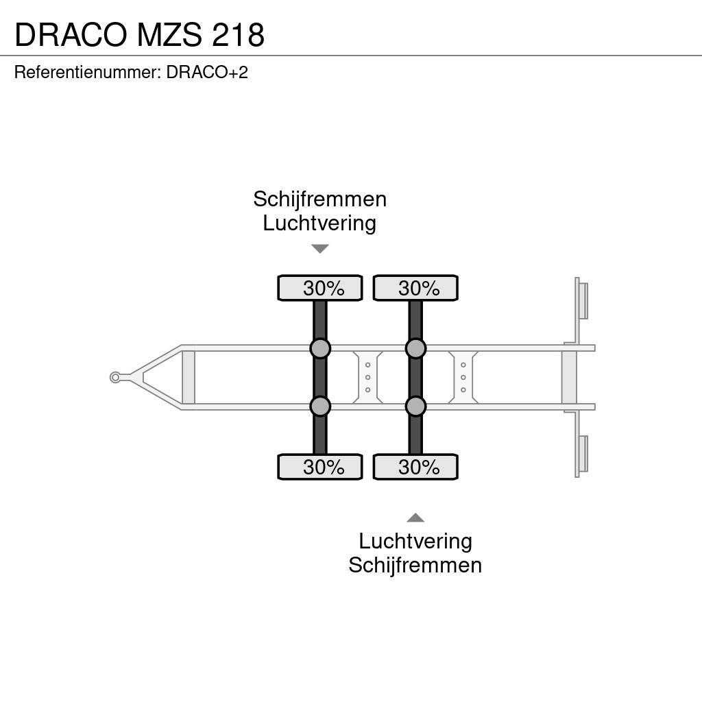 Draco MZS 218 Kapali kasa treylerler