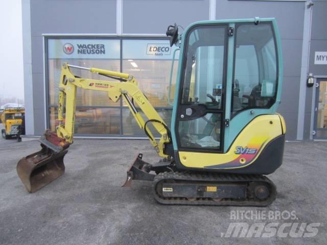 Yanmar SV 15 Mini ekskavatörler, 7 tona dek