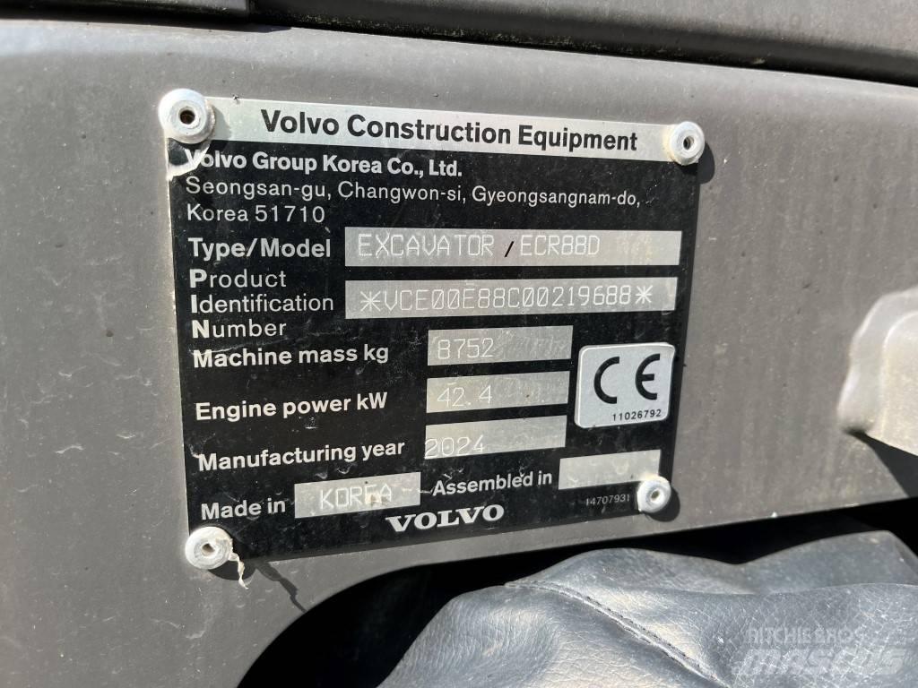 Volvo ECR88D Midi ekskavatörler 7 - 12 t