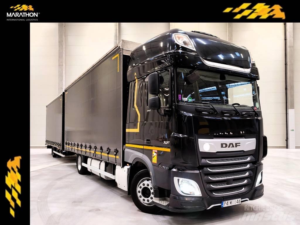 DAF XF 450 Kayar tenteli kamyonlar