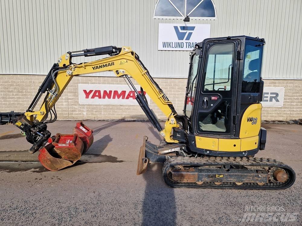 Yanmar Vio 33 Mini ekskavatörler, 7 tona dek
