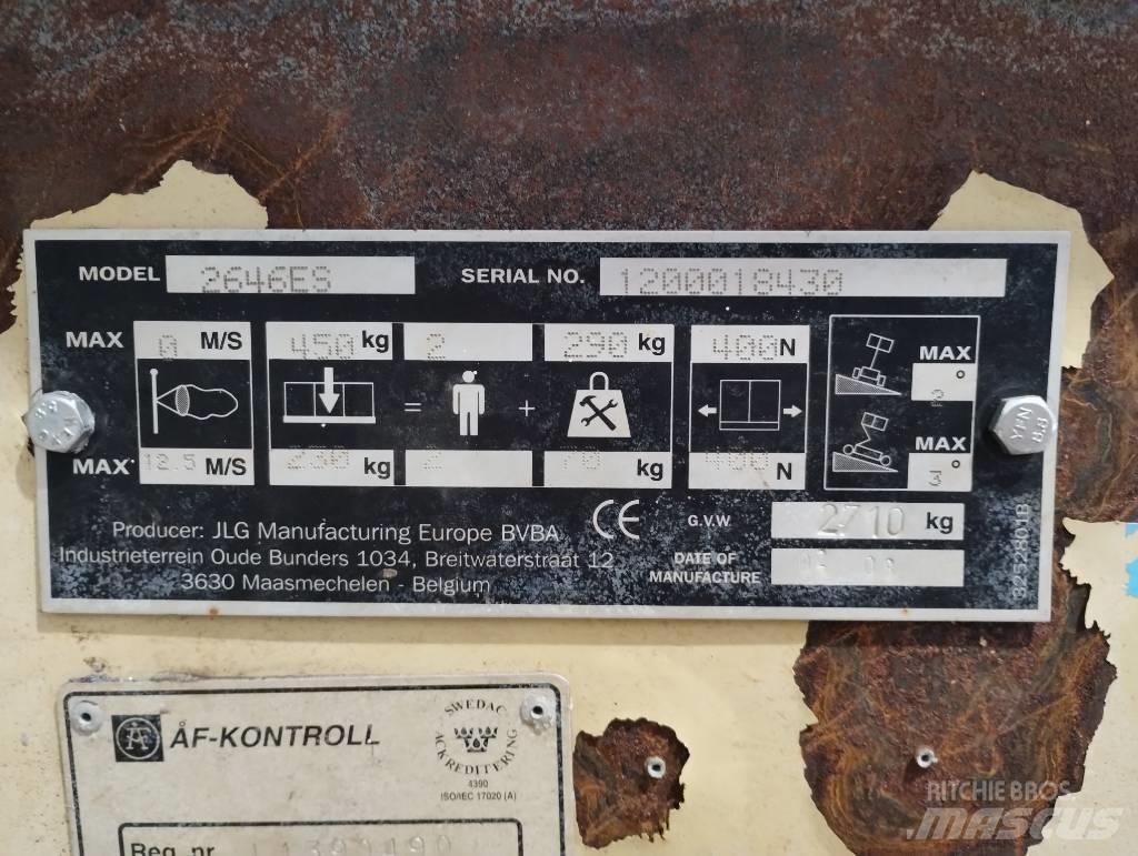 JLG 2646 ES Makasli platformlar