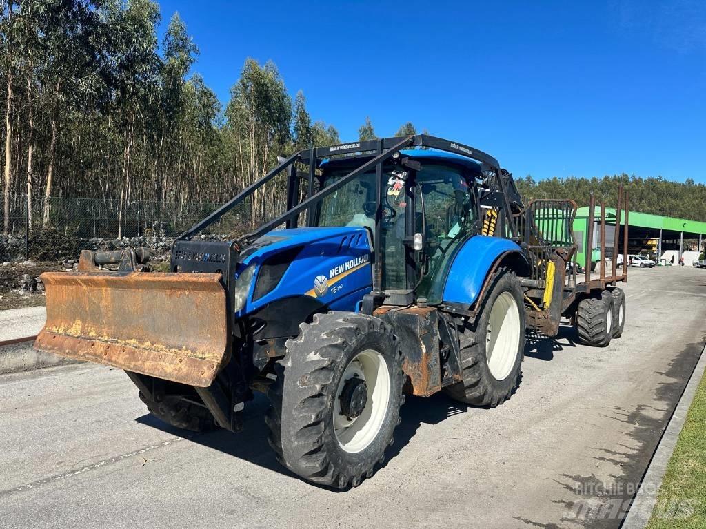 New Holland T 6.180 Tomruk yükleyici traktörler