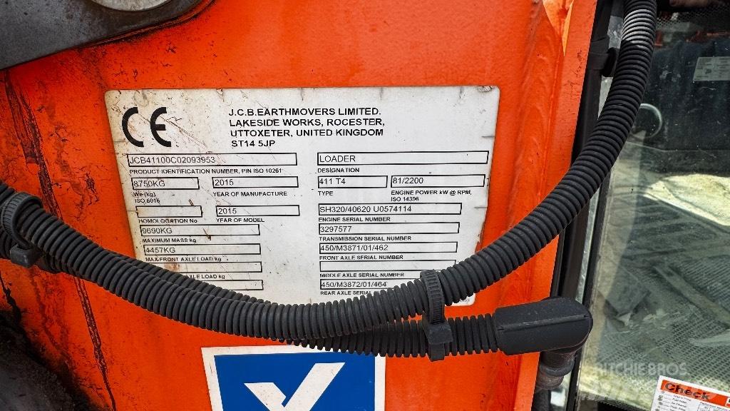 JCB 411HT T4i Tekerlekli yükleyiciler