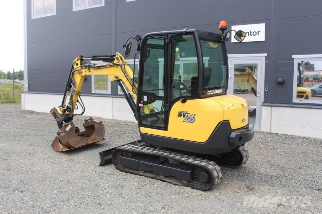 Yanmar SV 26 Mini ekskavatörler, 7 tona dek
