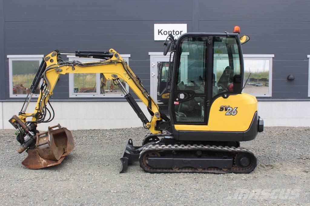 Yanmar SV 26 Mini ekskavatörler, 7 tona dek