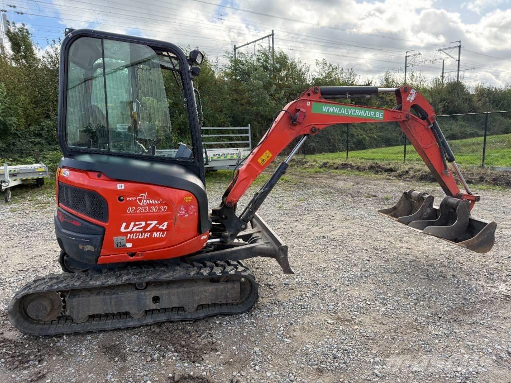 Kubota U 27-4 Mini ekskavatörler, 7 tona dek