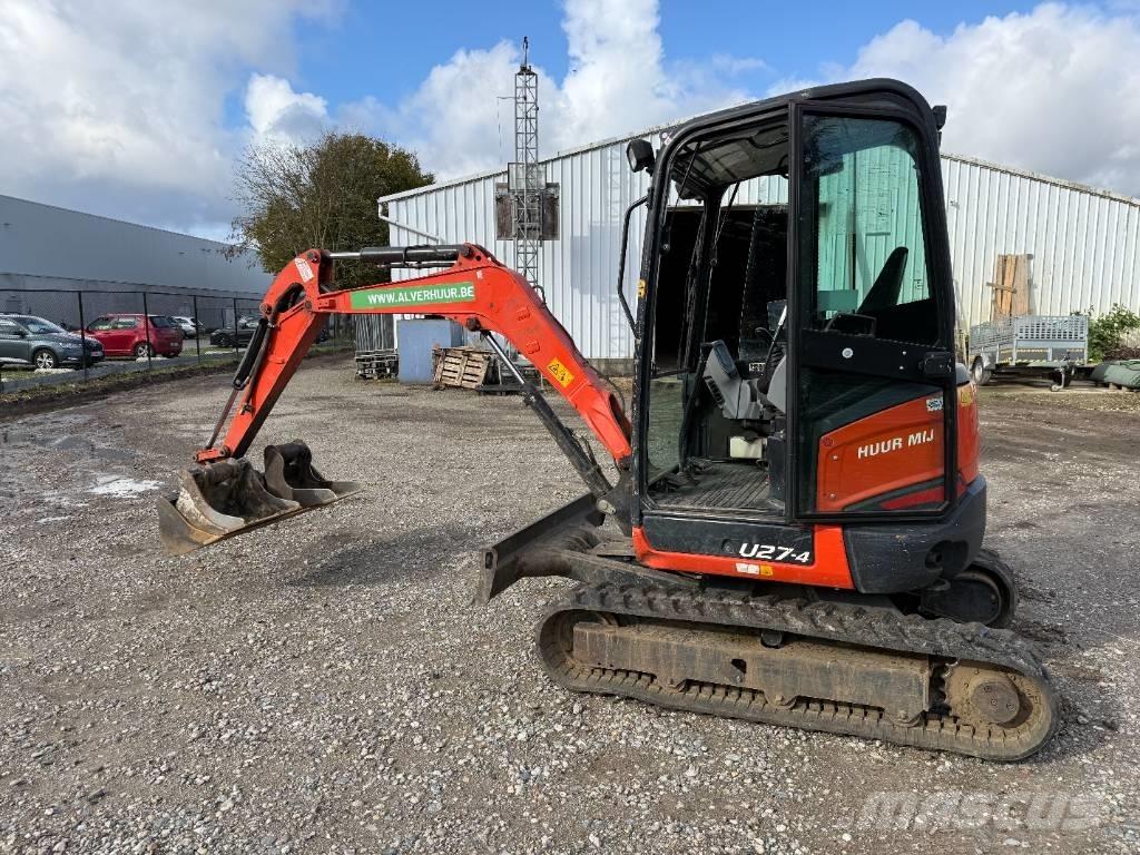Kubota U 27-4 Mini ekskavatörler, 7 tona dek