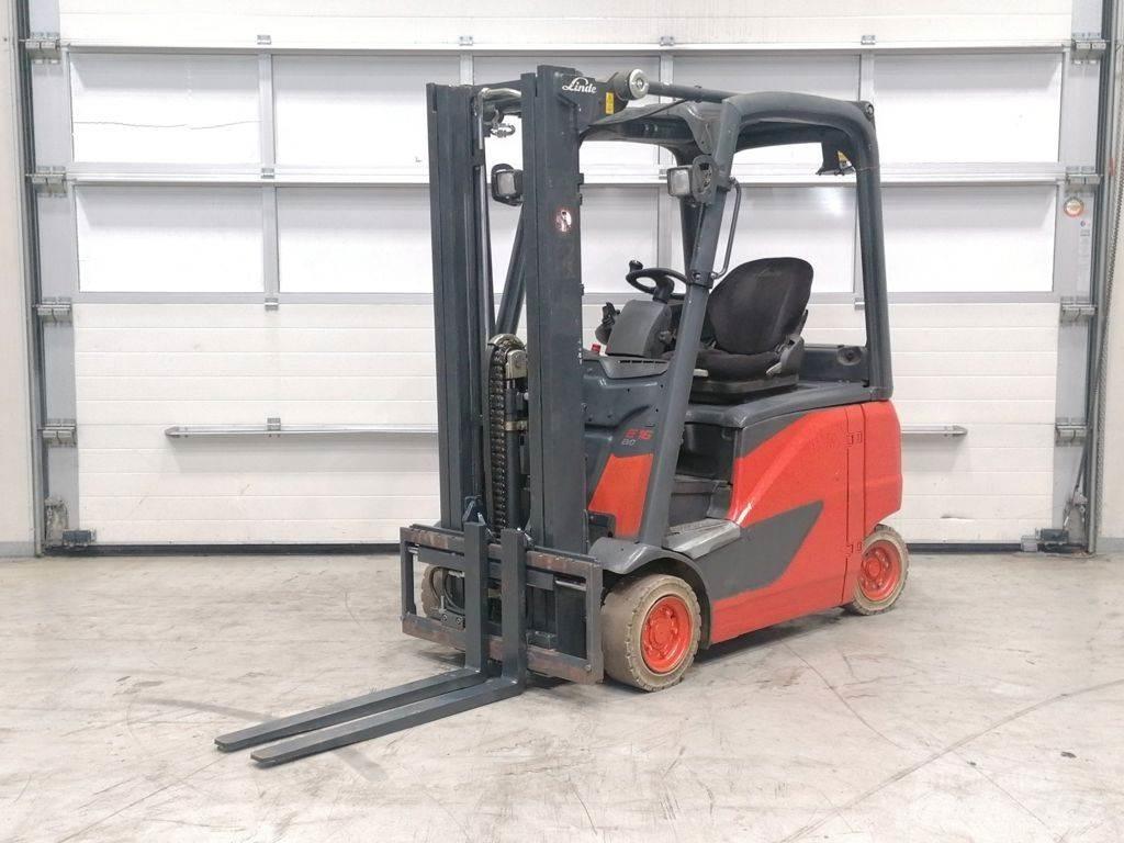 Linde E16PH-02 Elektrikli forkliftler