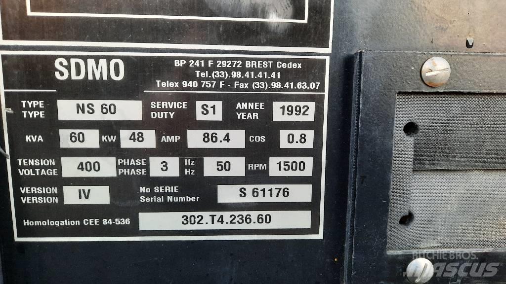 Sdmo NS 60 Dizel Jeneratörler