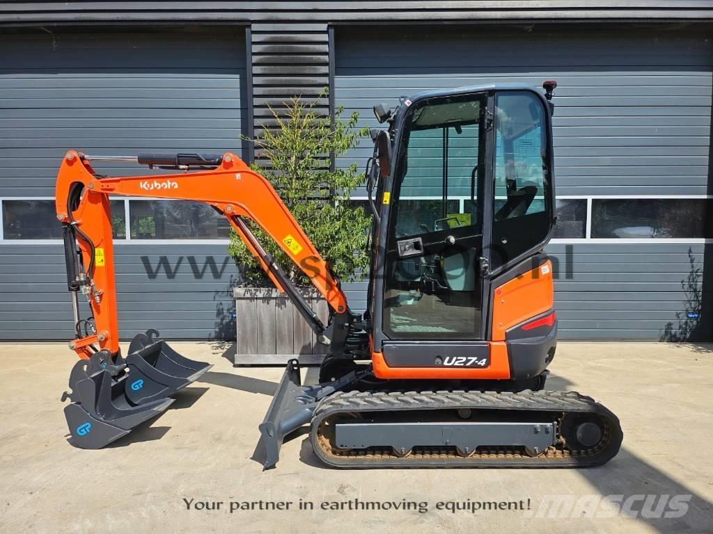 Kubota U 27-4 Mini ekskavatörler, 7 tona dek
