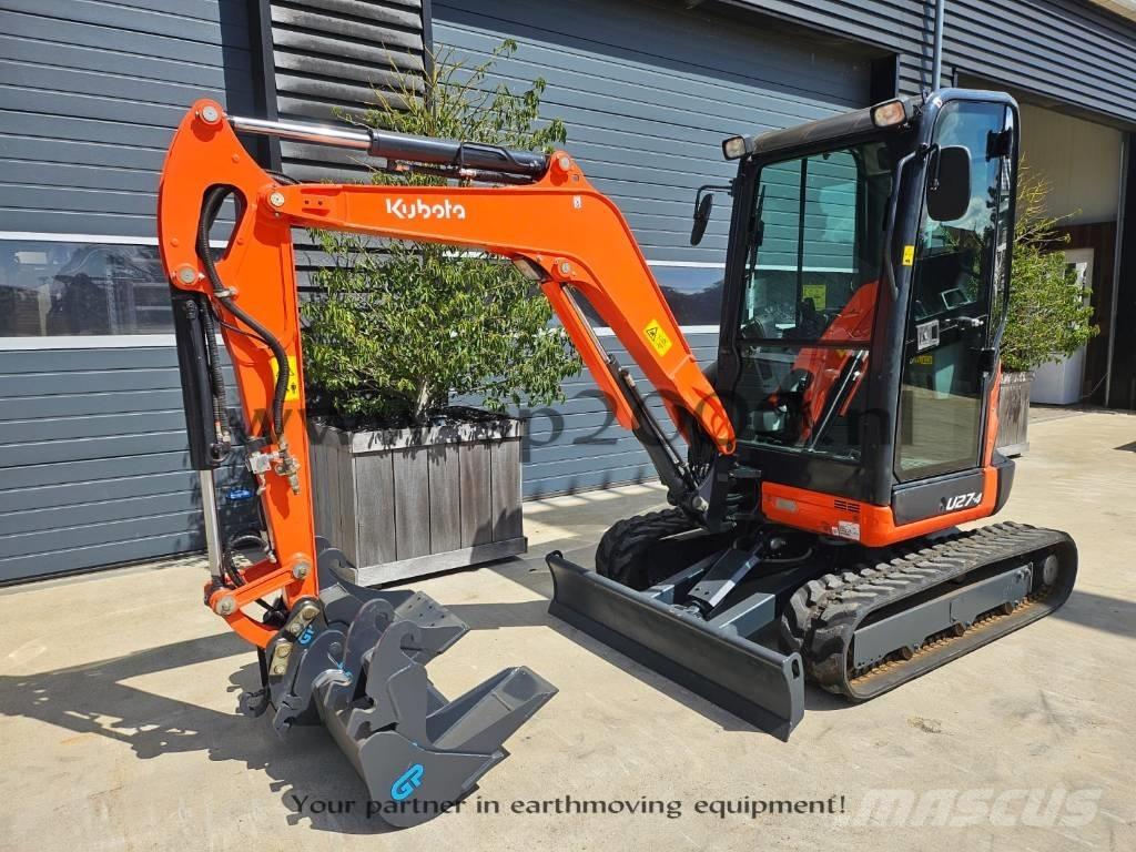 Kubota U 27-4 Mini ekskavatörler, 7 tona dek