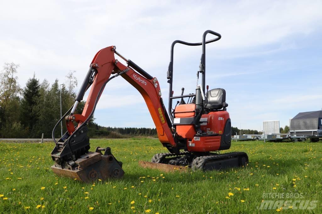 Kubota U10-3 Mini ekskavatörler, 7 tona dek