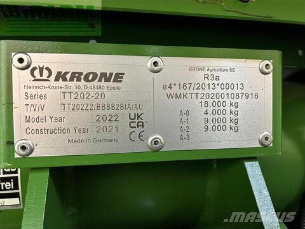 Krone mx 370 gl Hububat/Silaj Römorkları