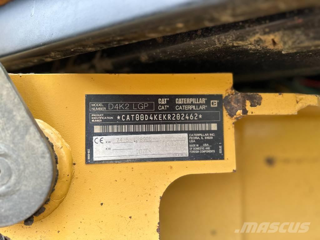 CAT D 4 K 2 LGP Paletli dozerler
